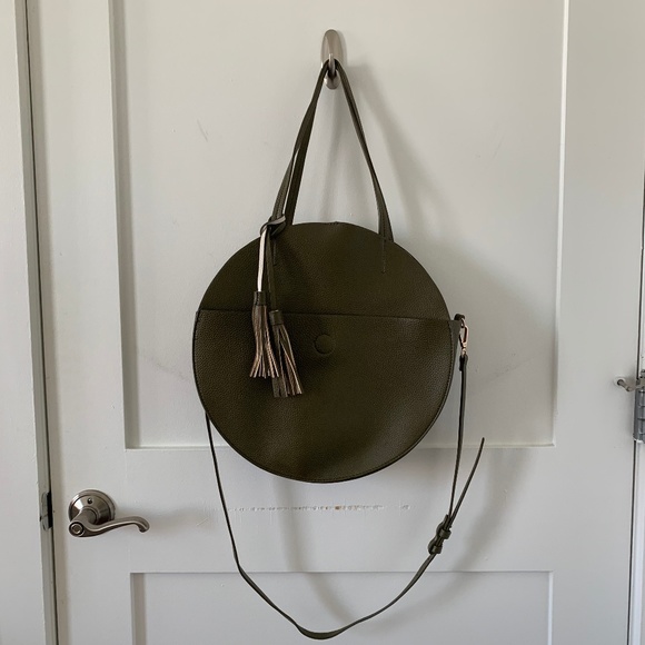 anthropologie circular tote bag